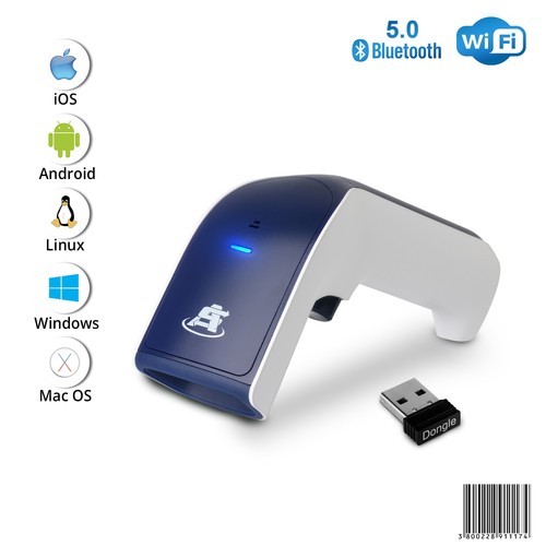 Wireless bluetooth barcode - 1d,